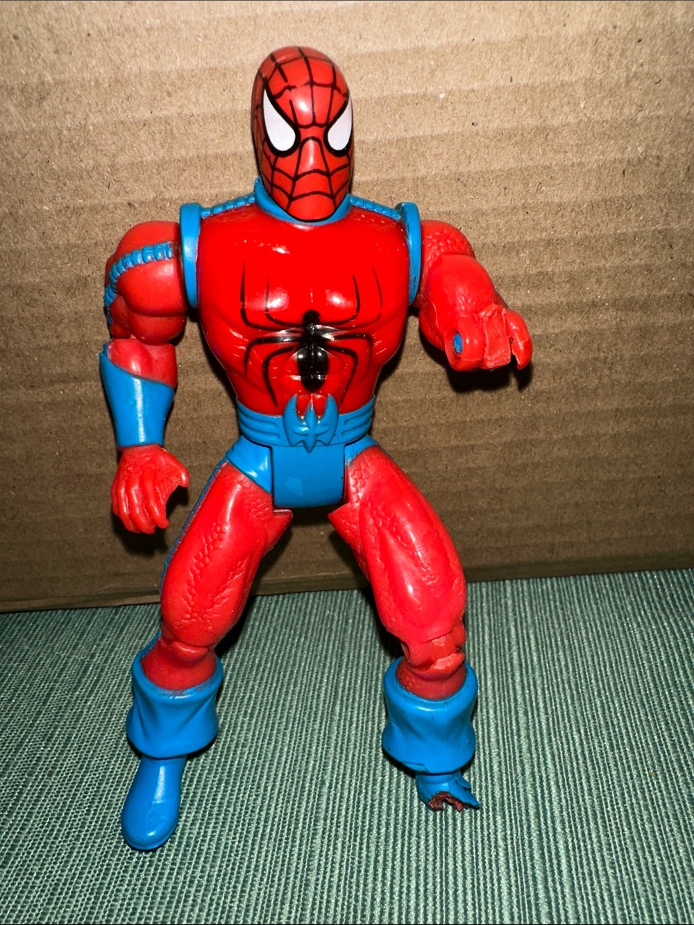 Vintage Marvel Aqua Spider Man (1995)